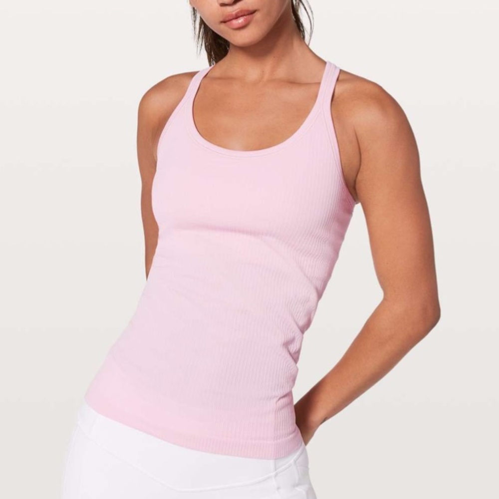 Lululemon Ebb To Street Tank Petals Pink size 8
